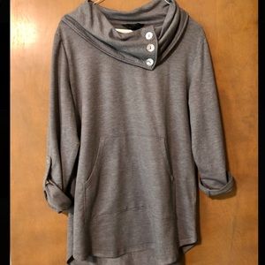 Ali Miles Grey Top